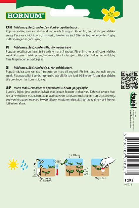 Retiisi 'Cherry Belle' Raphanus sativus sativus tuotekuva 1 Retiisi 'Cherry Belle' Raphanus sativus sativus tuotekuva 1