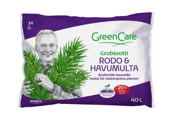 Rodo- ja havumulta, Greencare 40l. Rodo- ja havumulta, Greencare 40l.