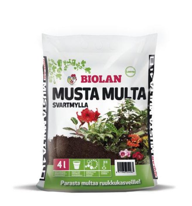 Biolan Musta multa 4 l Biolan Musta multa 4 l