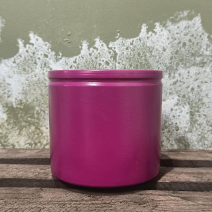 Kaulusruukku 12 cm, magenta Keraaminen, mattapintainen ruukku 12 cm istutusruukulle