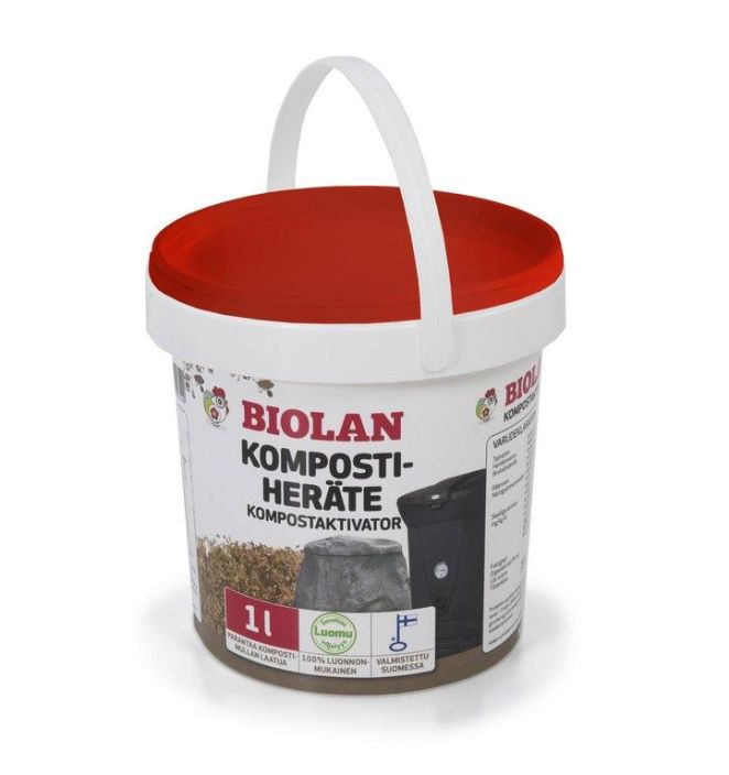 Kompostiherate, Biolan 1l. Kompostiherate, Biolan 1l.