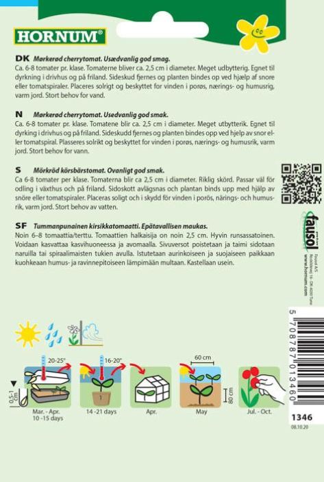 Kirsikkatomaatti 'Black Cherry' Solanum lycopersicum tuotekuva 1 Kirsikkatomaatti 'Black Cherry' Solanum lycopersicum tuotekuva 1