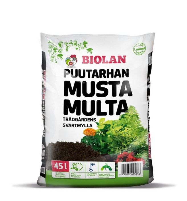 Biolan Puutarhan musta multa 45l.